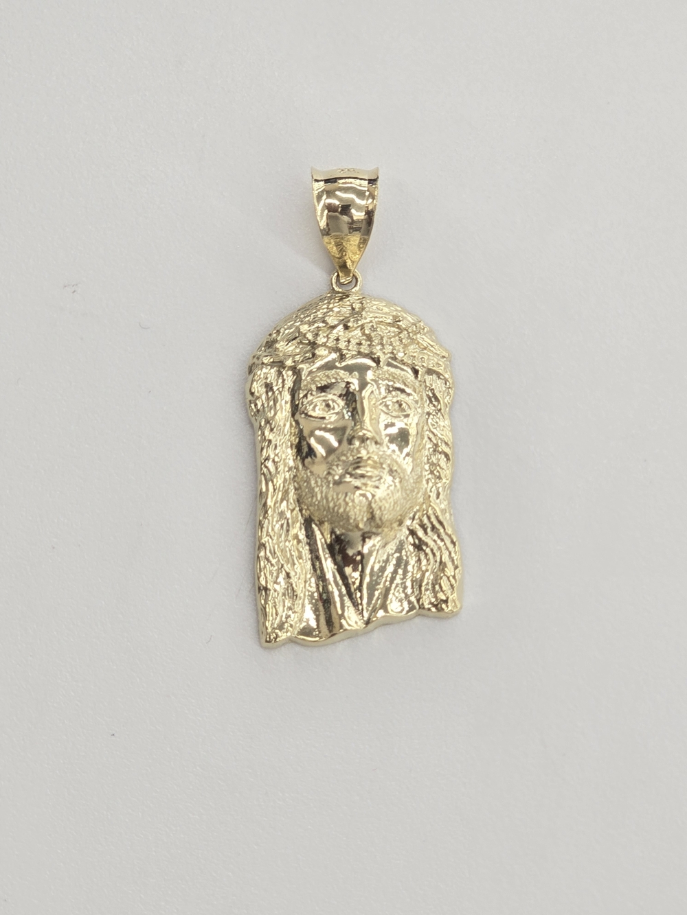 10kt Real Gold Jesus Face Pendant